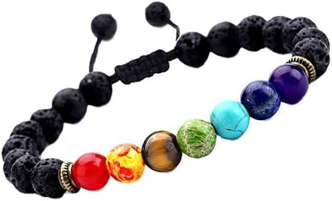 Tiger Eye Bracelet Women/Men, Stress Relief Yoga Beads Adjustable Bracelet Anxiety at $24.97 only from Zetira Jewelry